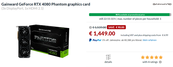 价格崩了 RTX 4080跌破建议零售价背后 太贵 用户等RX 7900